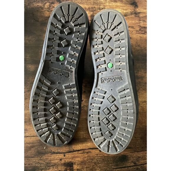 Timberland Dausette black leather sneaker boot women's booties Size 9.5 - Picture 9 of 10